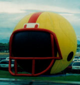 Giant balloon - 25 ft. tall football helmet advertising inflatable for rent